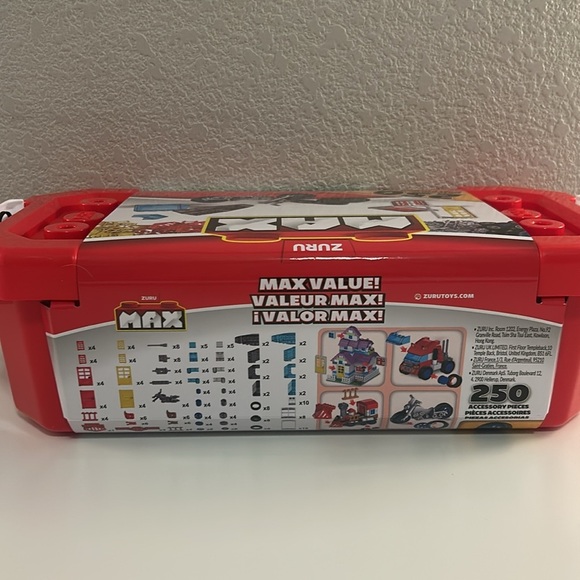 Zuru MAX Building Set 250 Pieces Wheels Windows Doors New in Box! - Picture 3 of 5